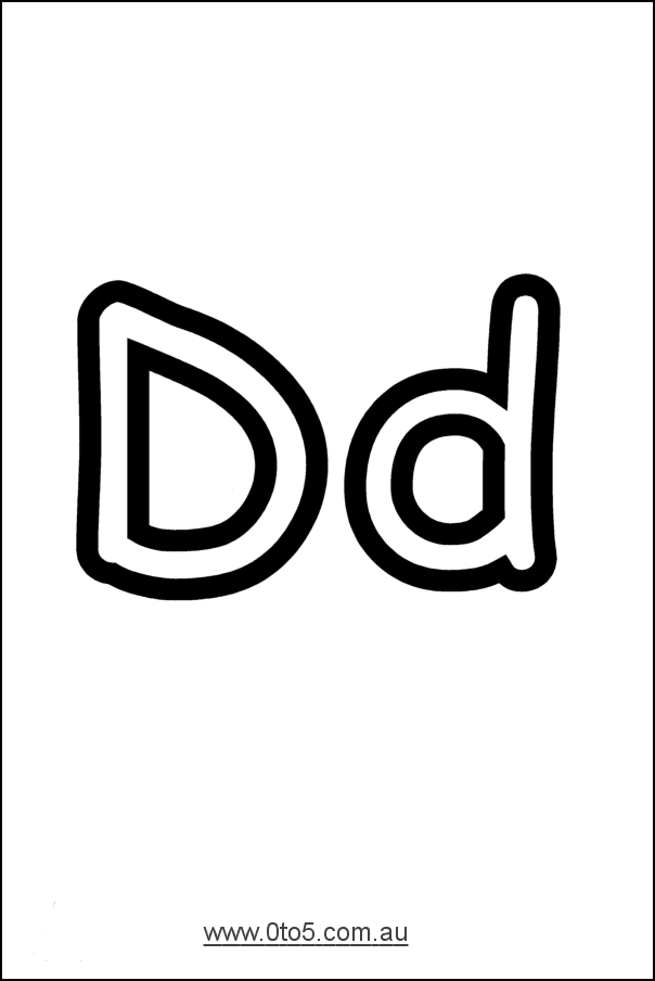 Letter – D, d, Dd