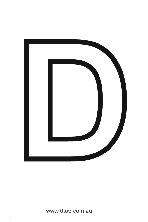 Letter – D, d, Dd