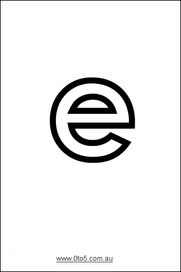 Letter – E, e, Ee